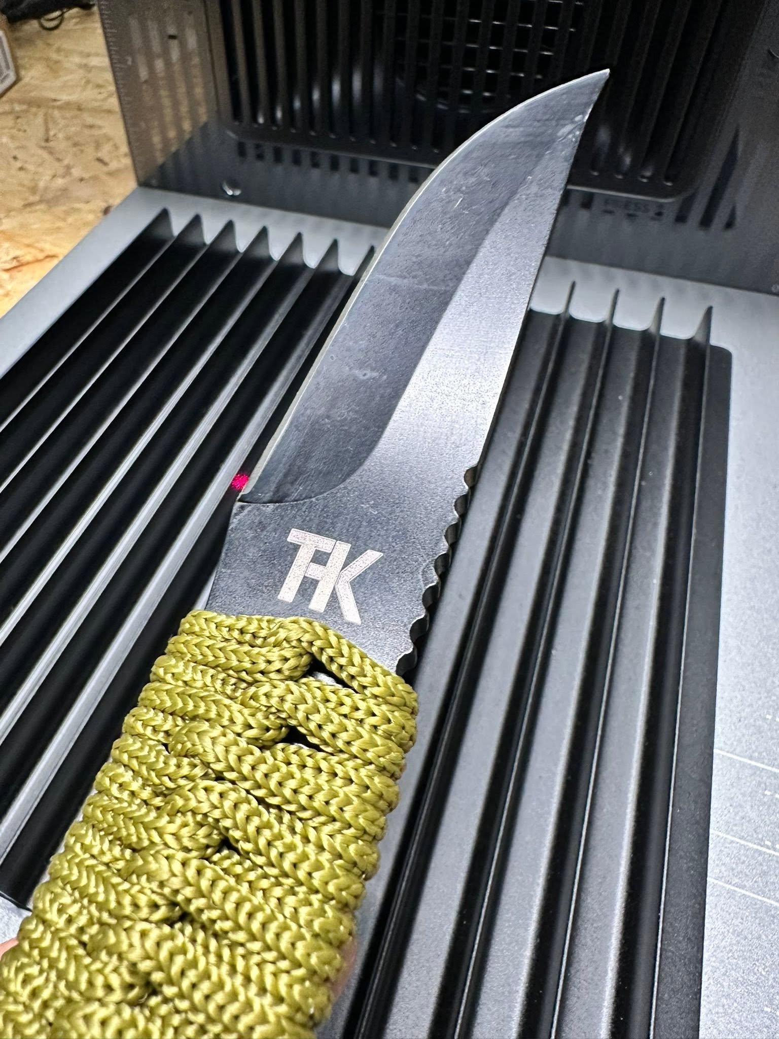 Custom engraved blade