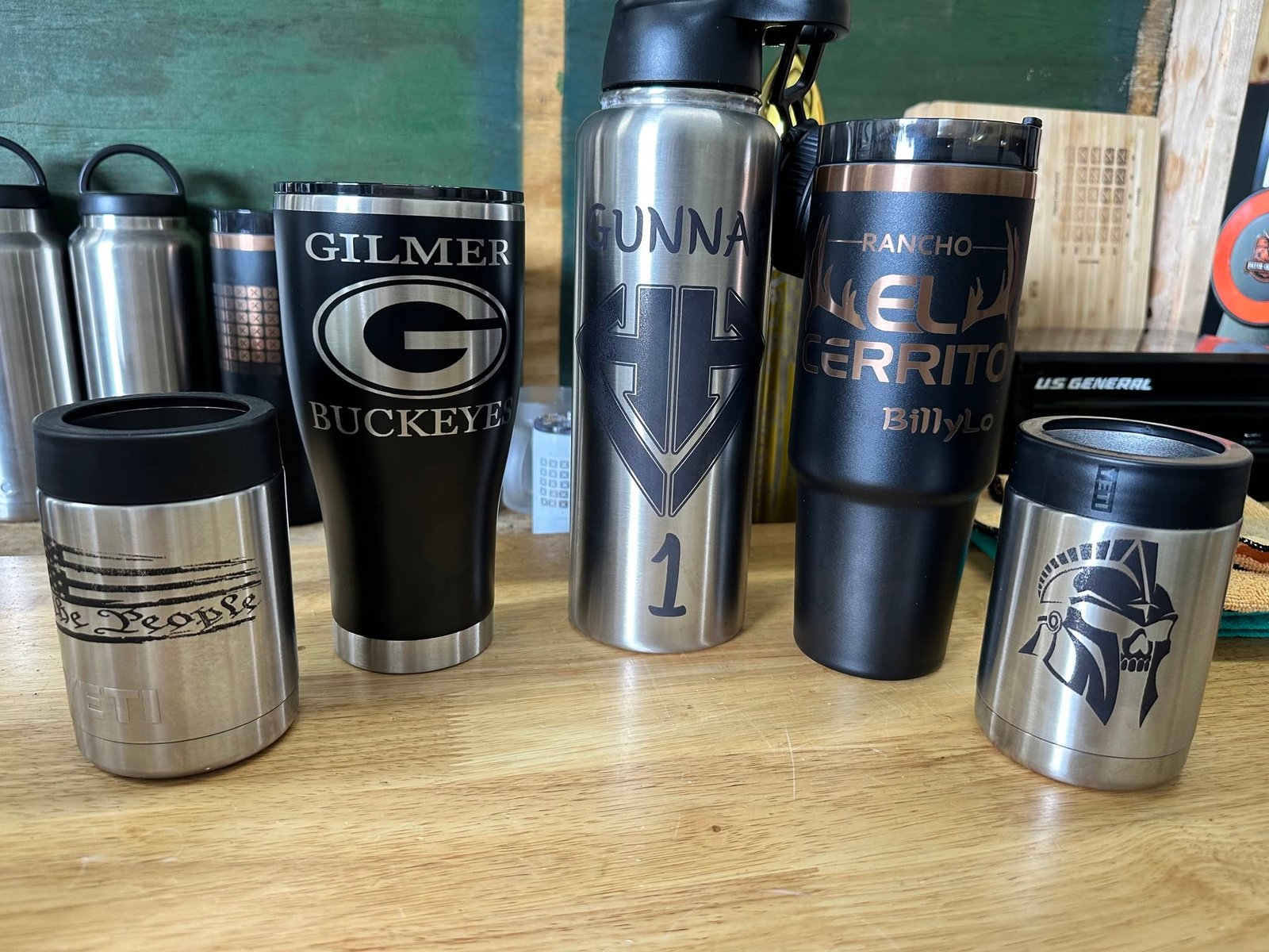 Custom engraved tumbler