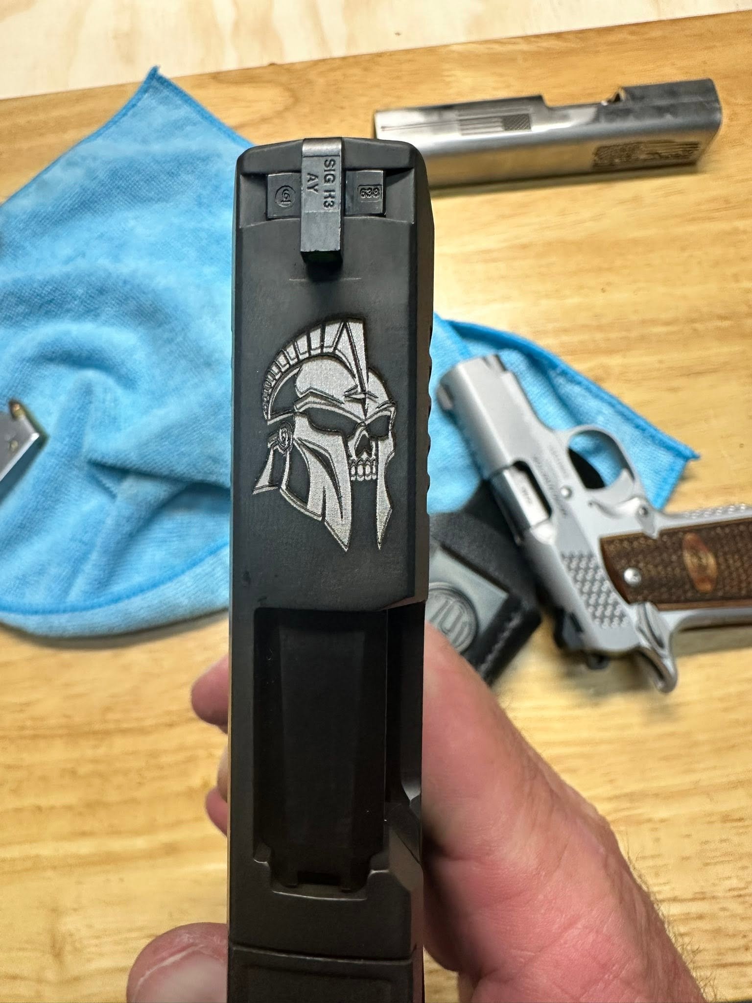Custom firearm engraving project
