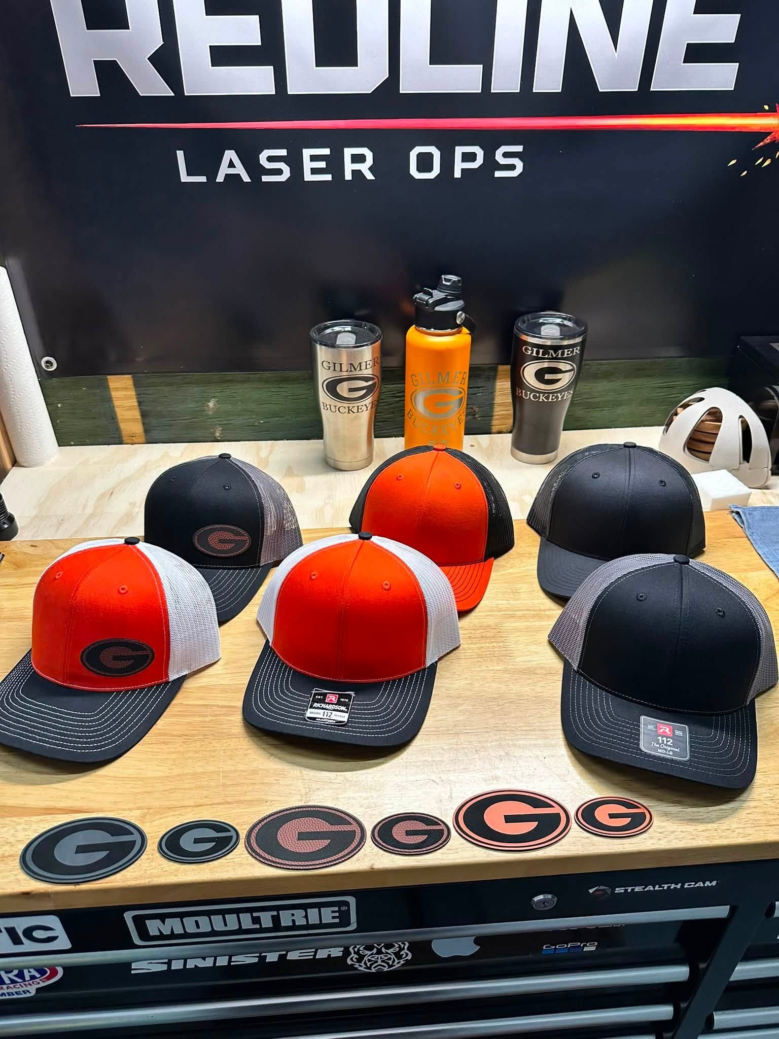 Custom engraved gear